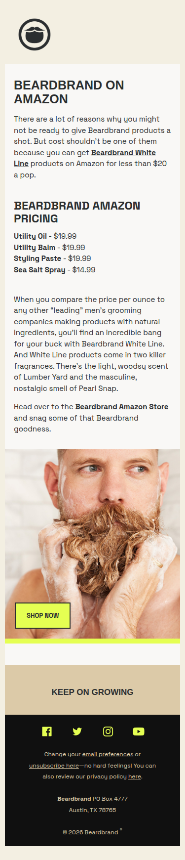 Cost keeping you from trying Beardbrand?