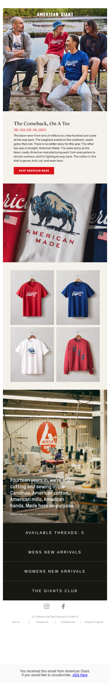 Bison and American Made. Limited.