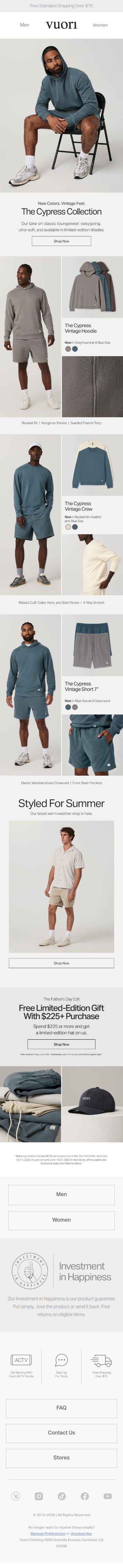 New Colors: The Cypress Vintage Collection