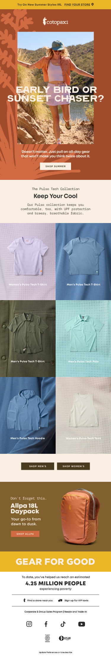 Versatile enough to skip the 'fit change.