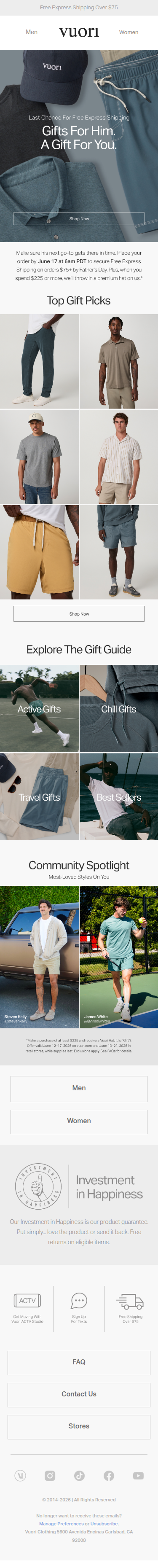 Last Chance: Free Express Shipping