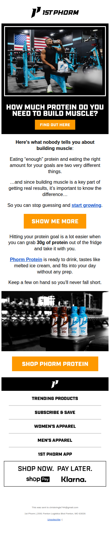 Working out isn't enough...