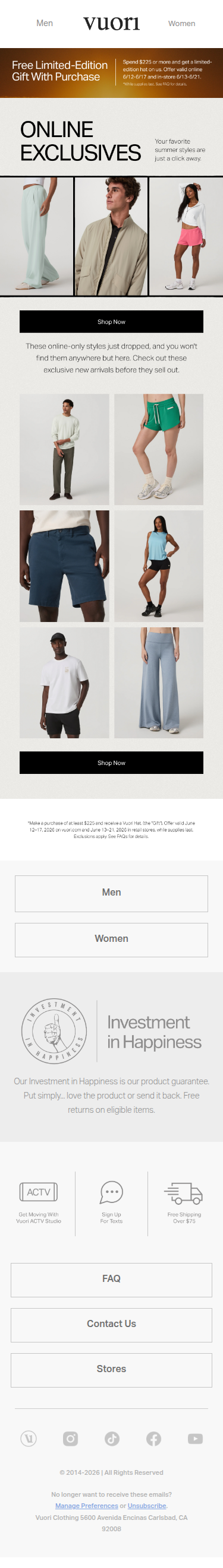 New Online Exclusives Are Here