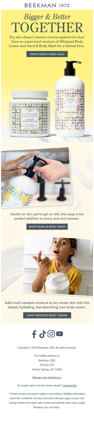 Bigger Sizes, Bigger Savings 💛