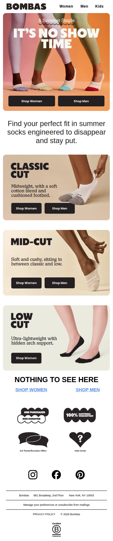 No Shows: Summer’s Favorite Sock