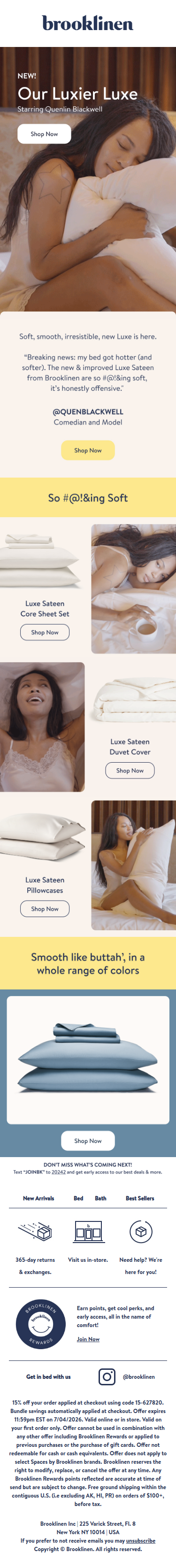 OUR LUXIER LUXE IS SOOOOO SOFT