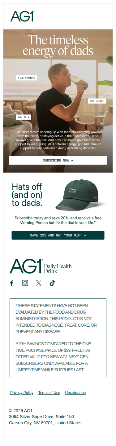 Support for the most supportive dads
