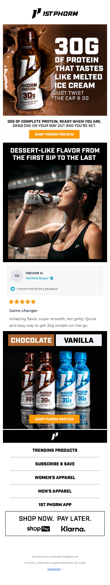 30g of protein that tastes like dessert...
