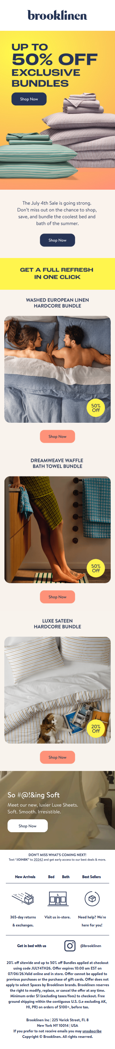 WHOA—A WHOLE BED FOR HALF OFF
