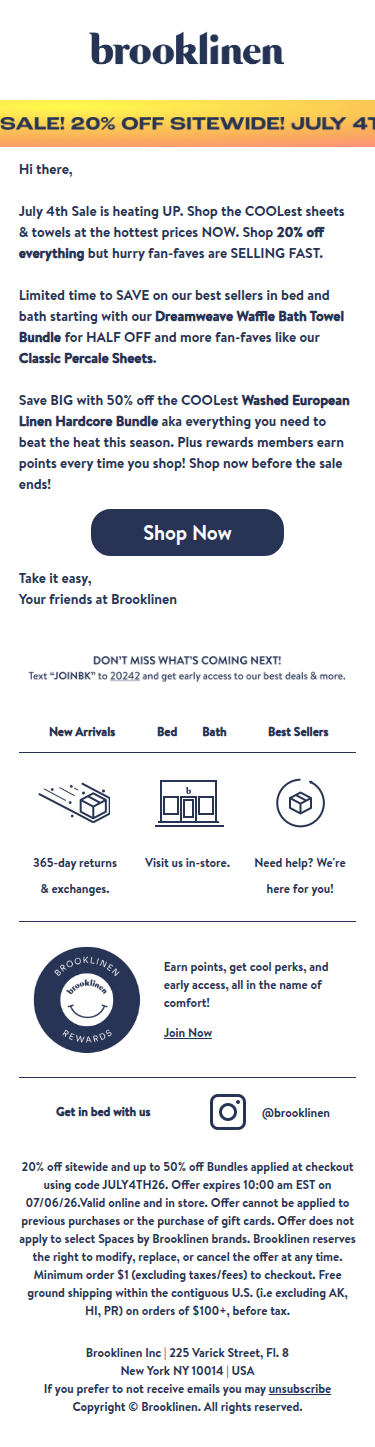 SAVE on the COOLest sheets & towels at the HOTTEST prices