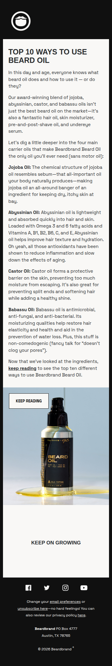 You Can Do WHAT With Beard Oil?!
