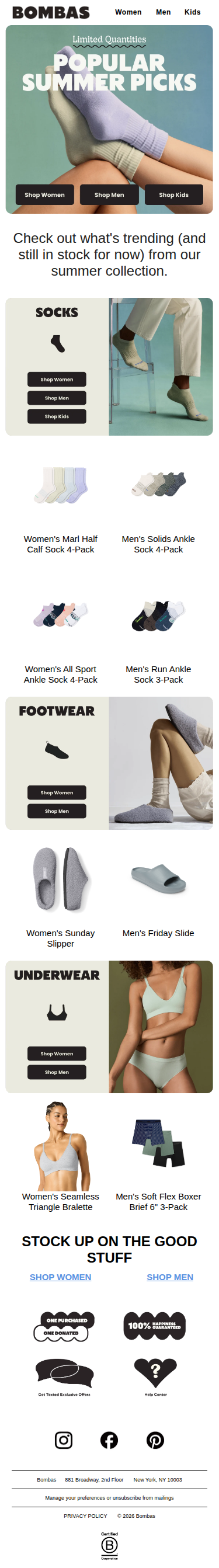 Low Stock Summer Favorites