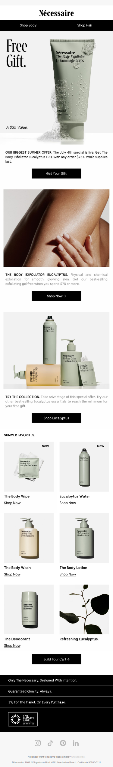 Free The Body Exfoliator Eucalyptus