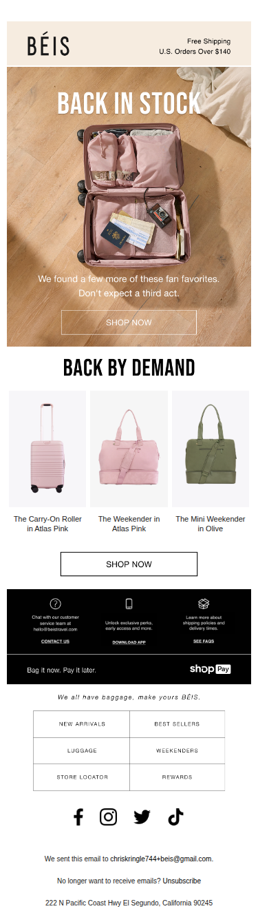 Back in stock!