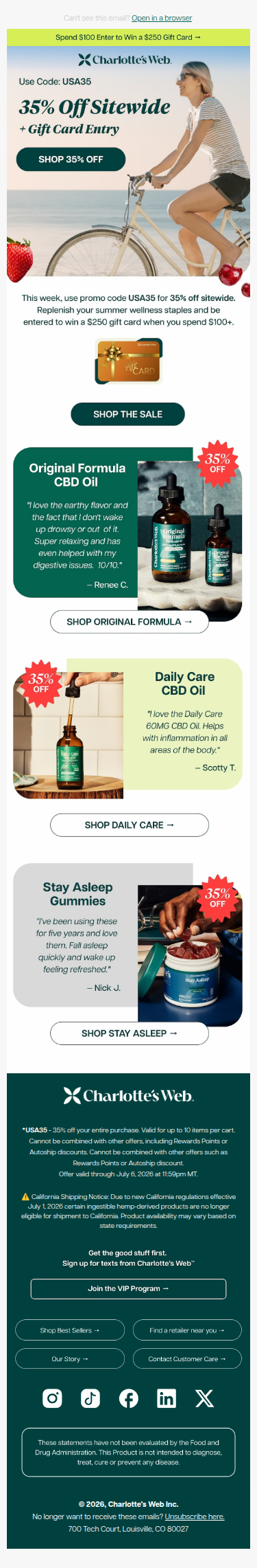 Enjoy 35% Off Your Order (Code: USA35)