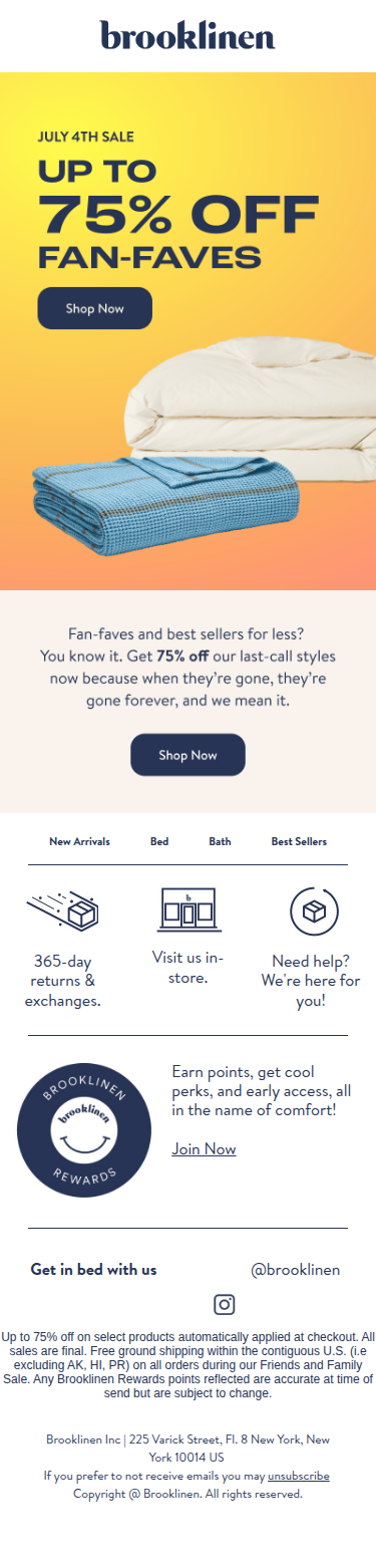 Happy 4th! SALE ON SALE is ON