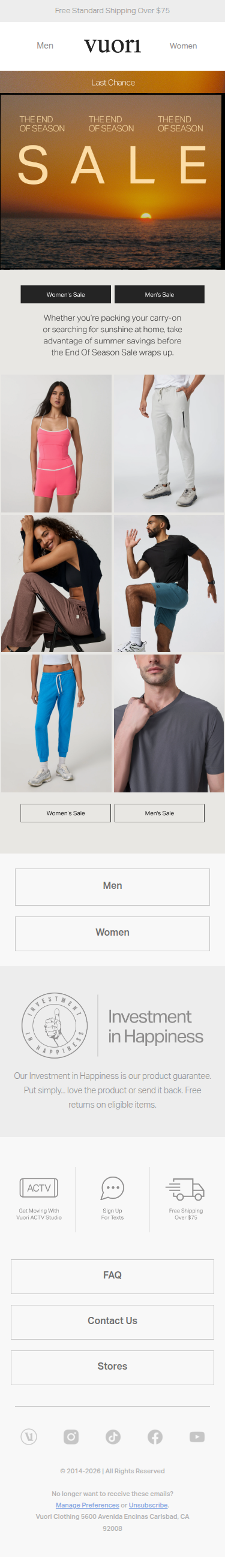 The End Of Season Sale’s Final Days