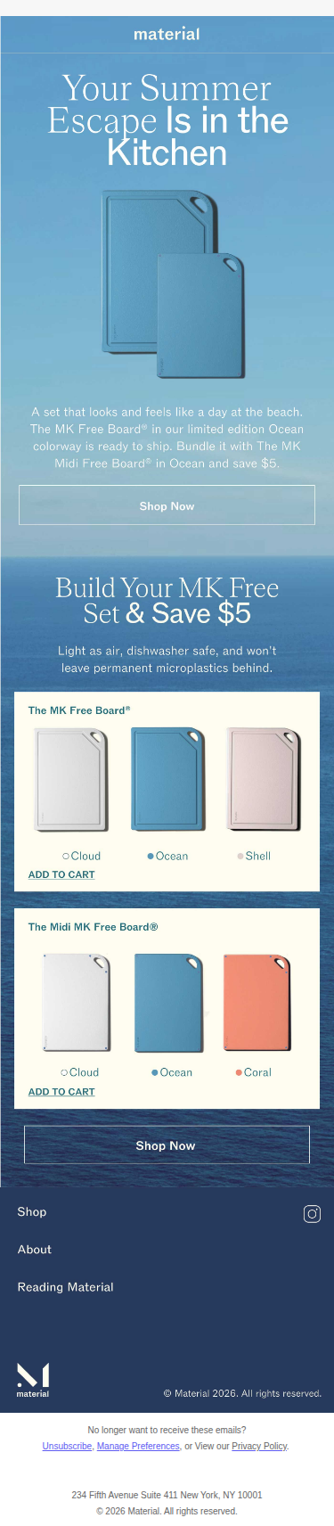 Pre-Order Now: Ocean MK Free Set