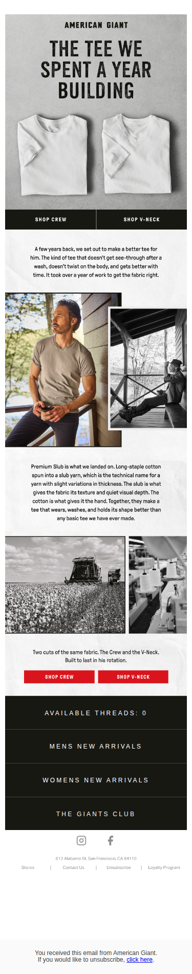 The Premium Slub Tee, a year in the making