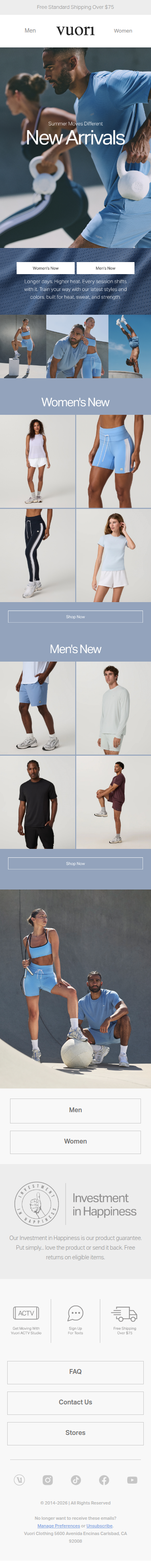 New Arrivals. New Colors. New Ways To Train.
