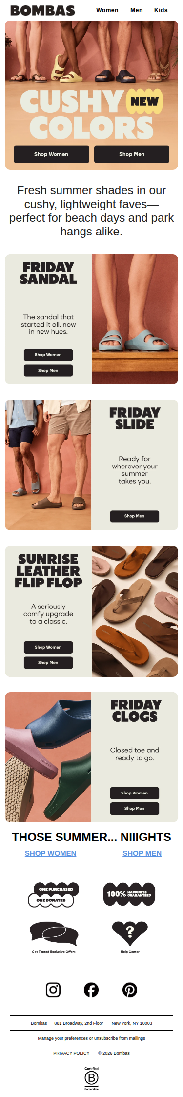 New Summer Colors in Our Footwear Faves