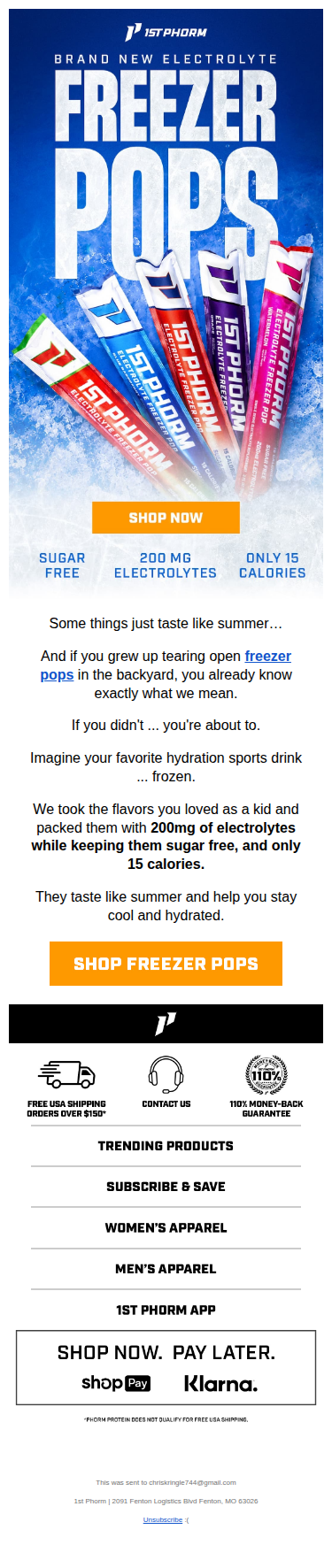 You've never had a freezer pop like this...