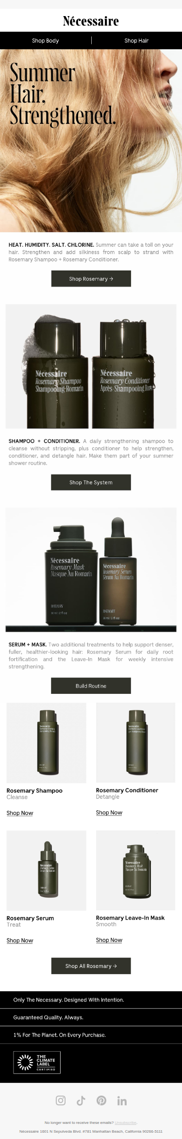 Stronger Hair. For Summer.