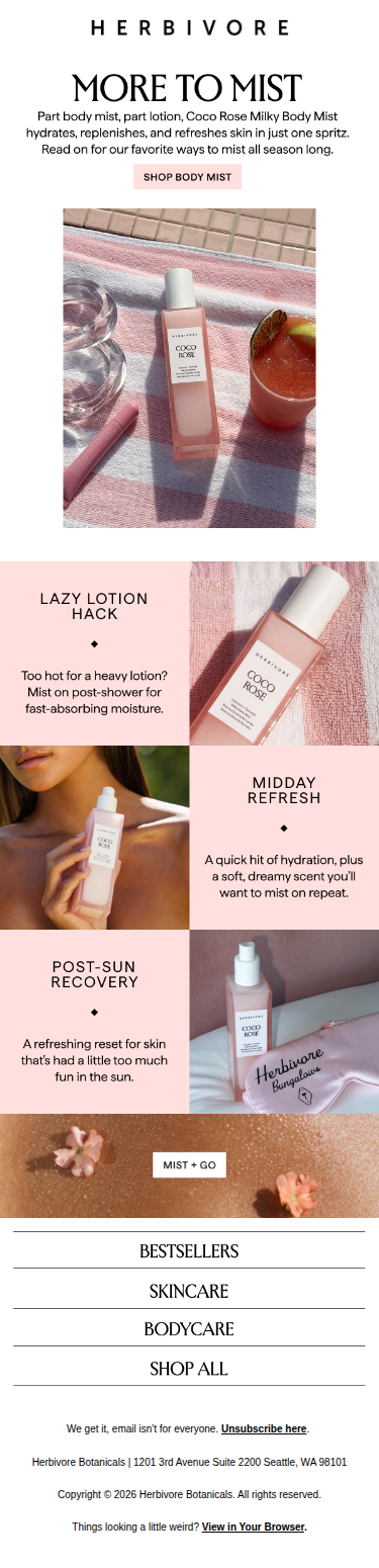 3 ways to get the most out of our Milky Body Mist