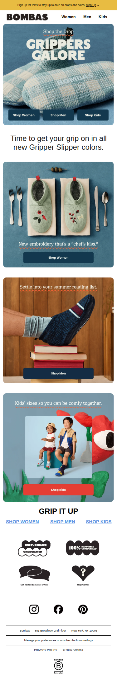 Comfy & Cute: New Gripper Slippers