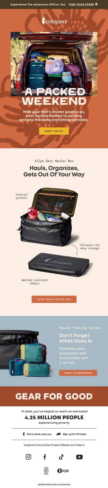 Is everything packed?