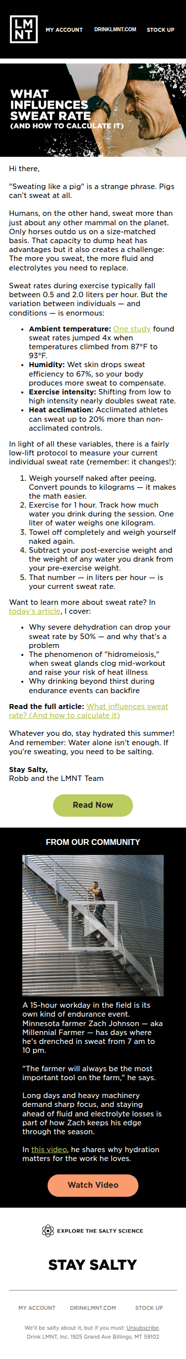 Calculate your sweat rate at home 😰