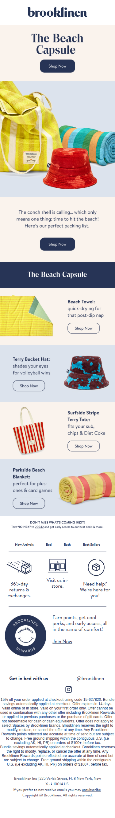 NEW beach styles just arrived—shop before they're gone!