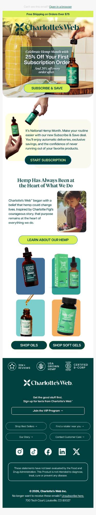 Look what Hemp Month brought 🌿