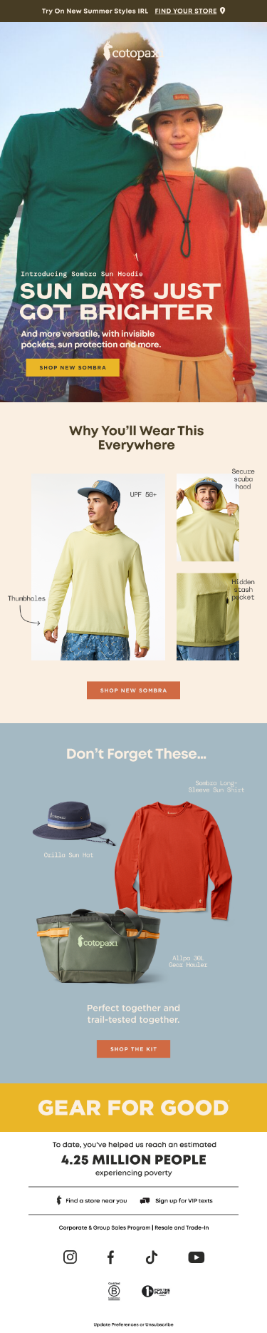 Sun protection’s only the beginning.