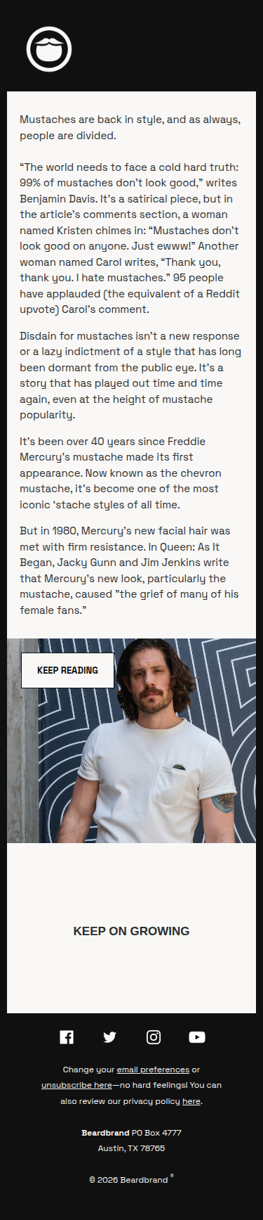 The Yin and Yang of Mustaches