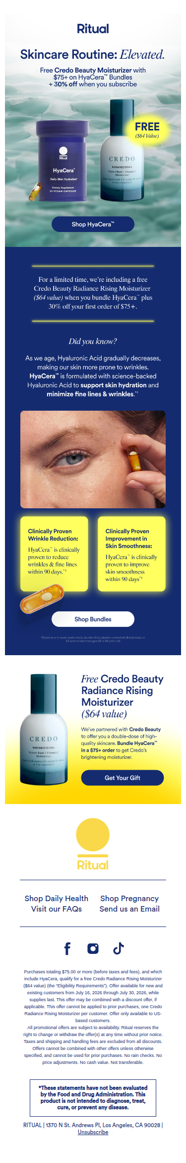 We got your skin a gift ($64 value)