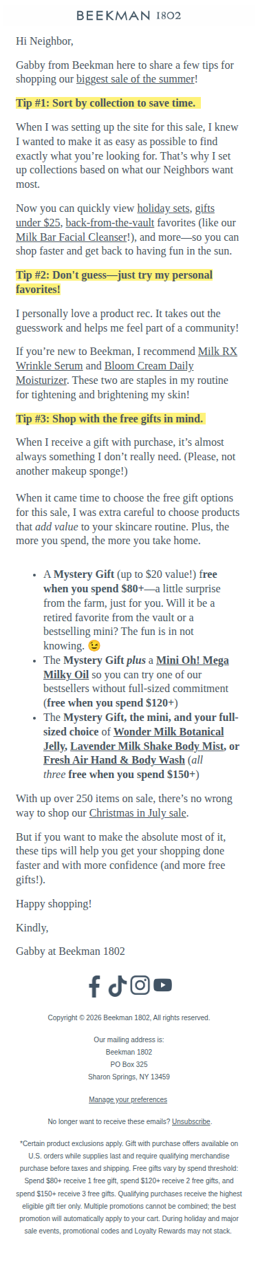 3 tips for shopping smarter this sale 💡