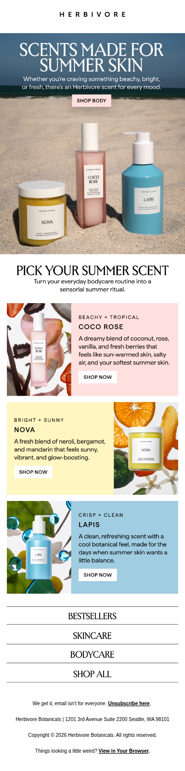 Find your signature summer scent