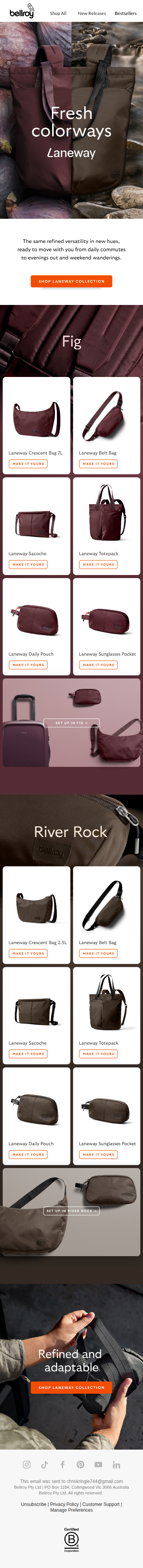 Two new Laneway hues