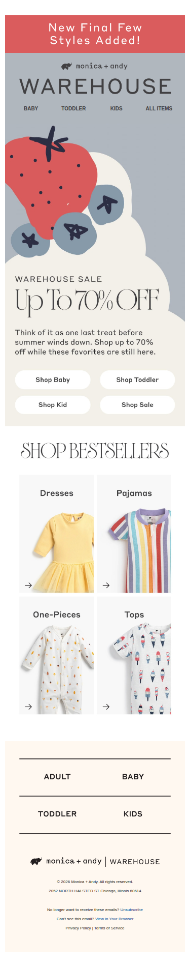 Final Few Finds — Up to 70% Off! 🍓