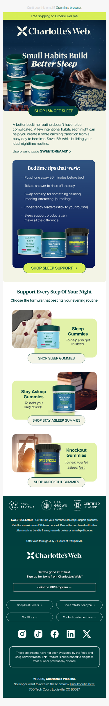 Small Habits Can Lead to Better Sleep 🌛