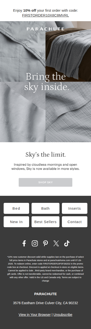 Sky's the limit