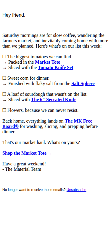 Heading to the farmers market?