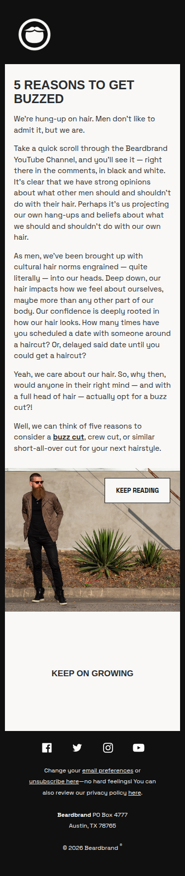 5 genuine reasons to get a buzz cut