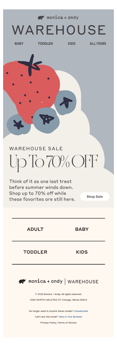 Sweeten Your Summer, Up to 70% Off 🍦