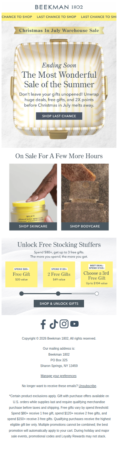 Final hours: up to 50% off + free gifts ⏰