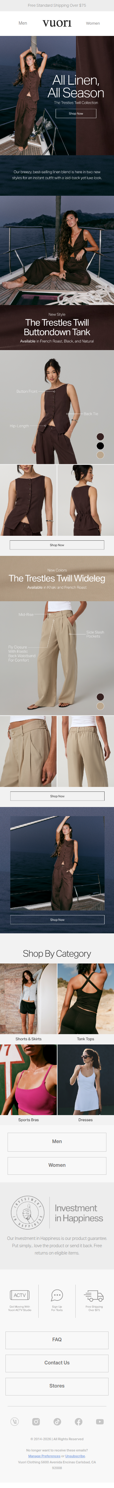 New Linen-Blend Styles Are Here