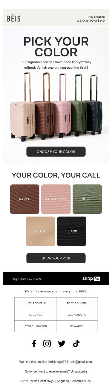 Color us curious...