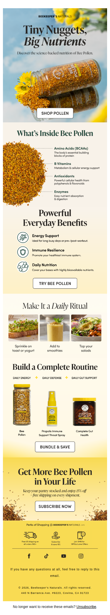 Nature's Multivitamin, Explained 🐝