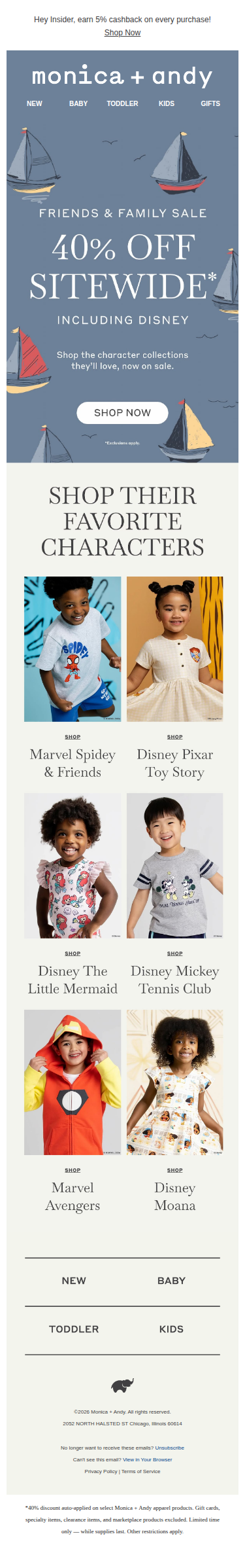 Their Favorite Characters ❤️ 40% Off
